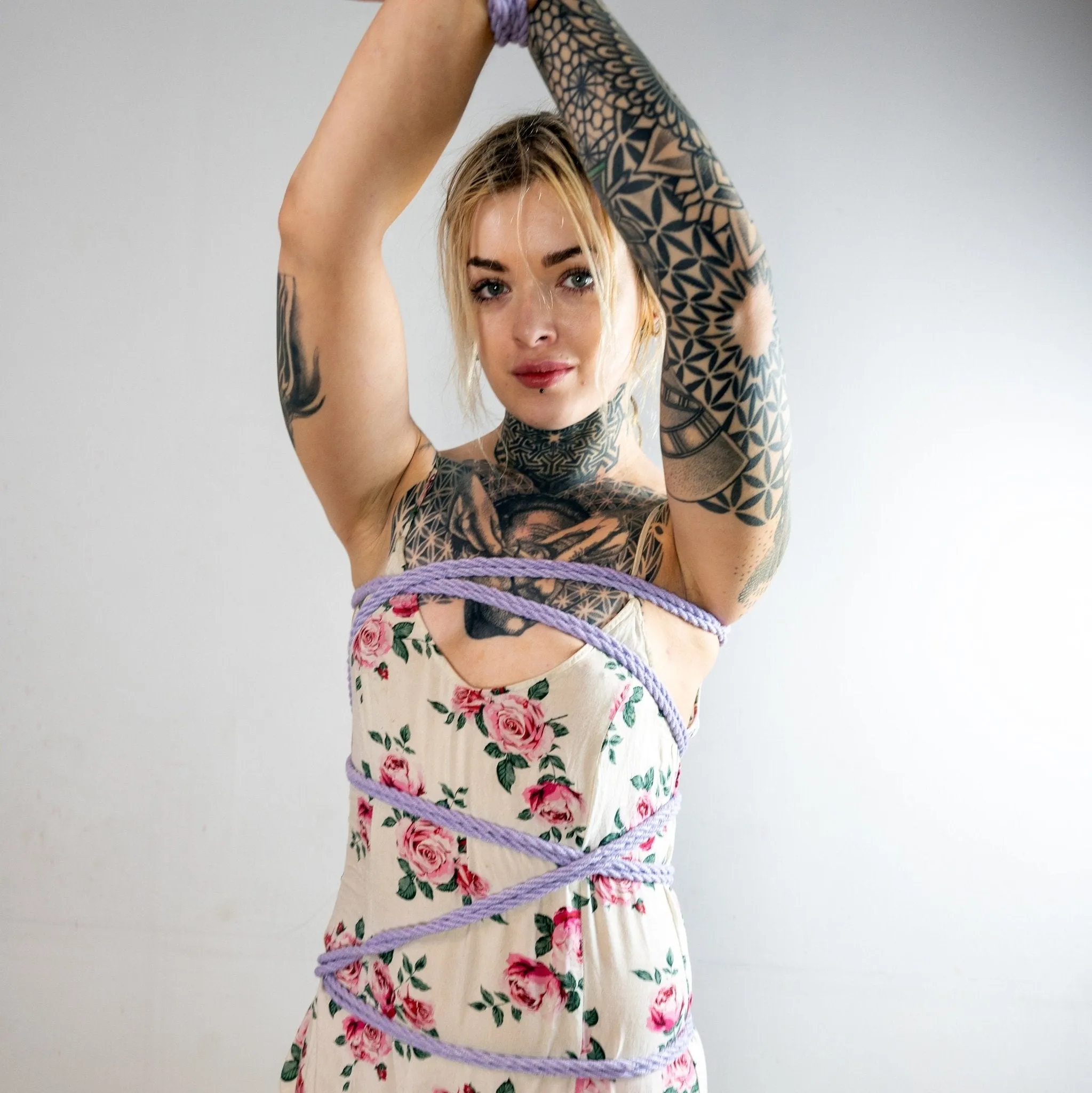 'Wisteria Love / Lilic' Hemp bondage rope.
