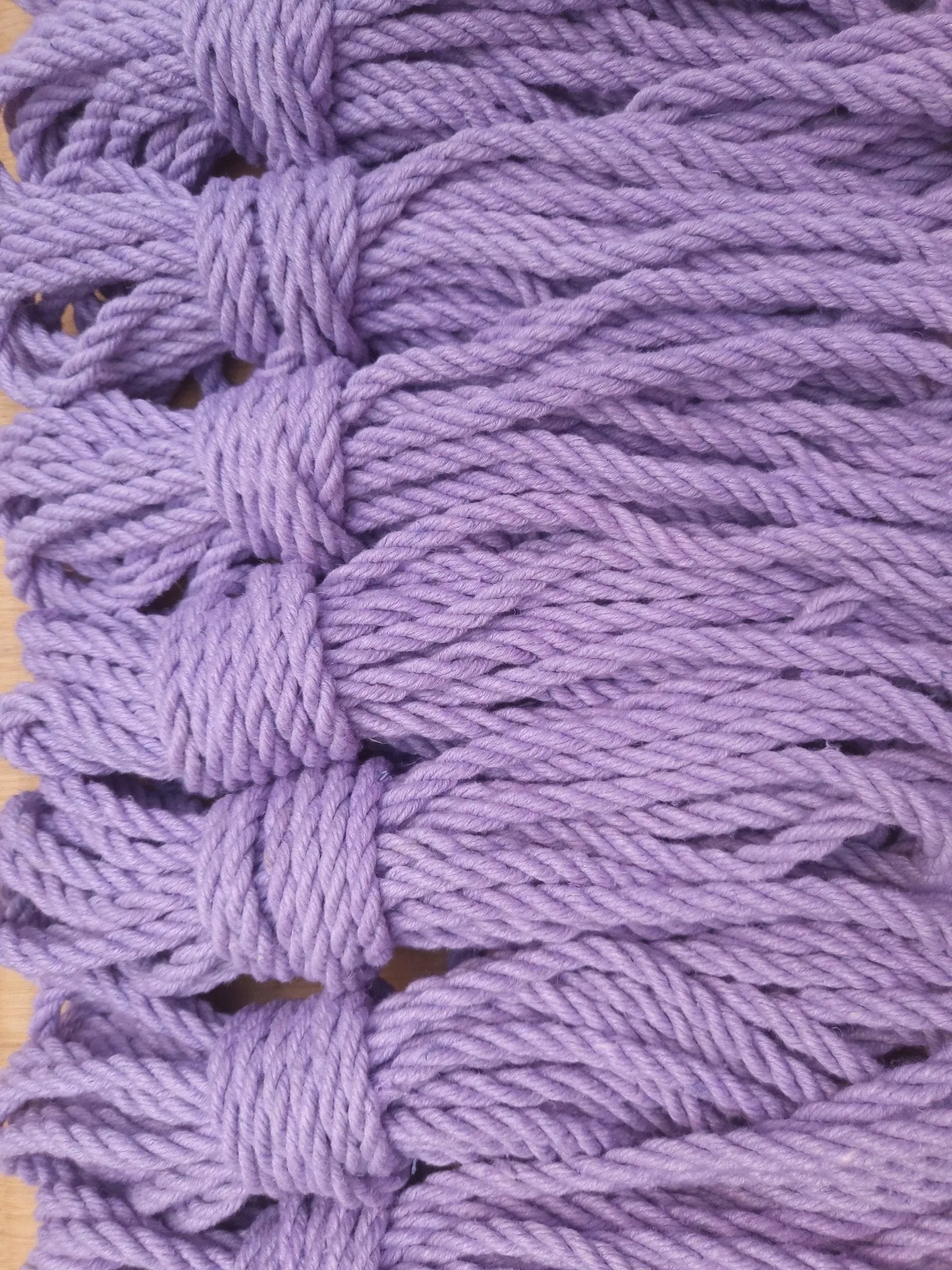 'Wisteria Love / Lilic' Hemp bondage rope.